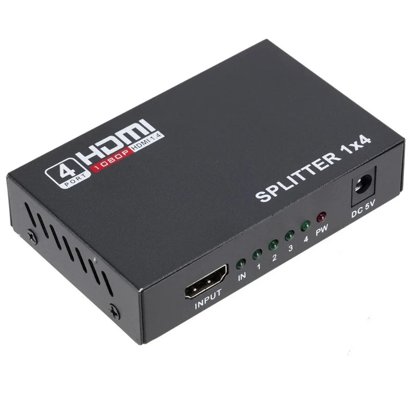 Distribuidor Hdmi 1x4 Divisor Full Hd 1.4 3d